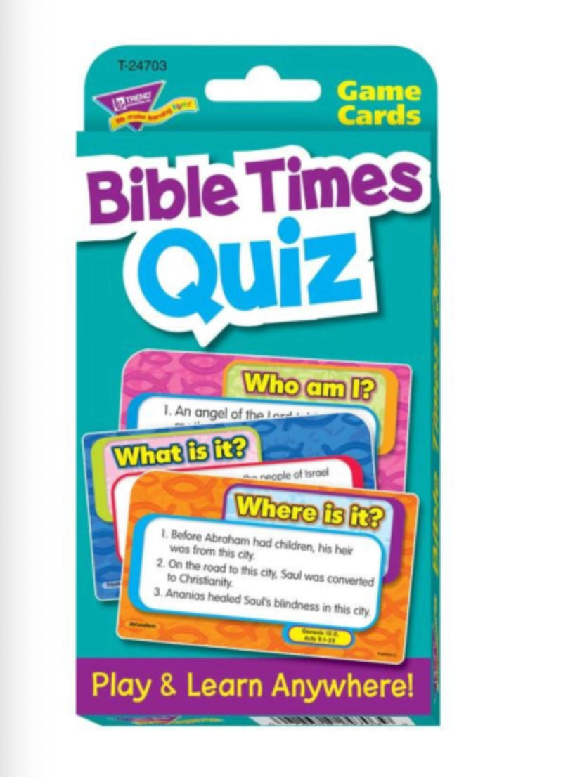 Bible Times Quiz Challenge Cards®