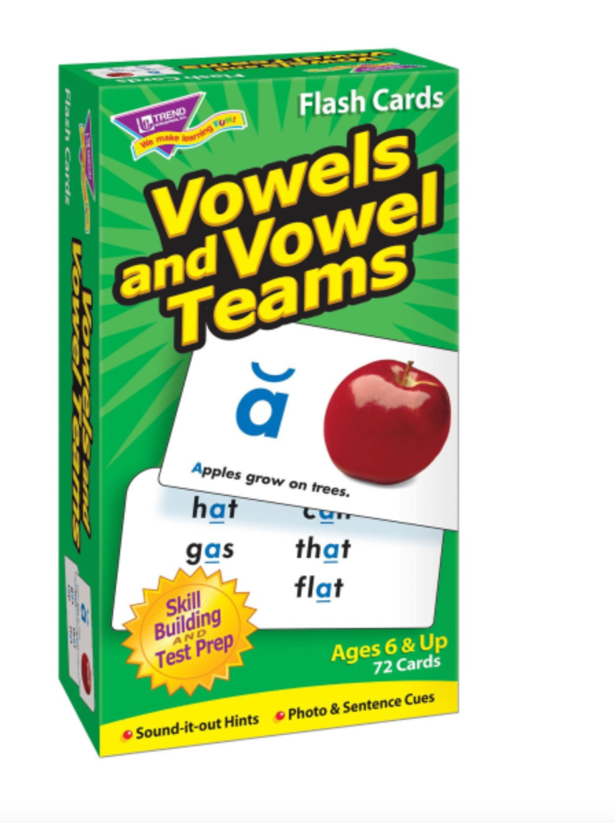 Vowels and Vowel Teams Skill Drill Flash Cards