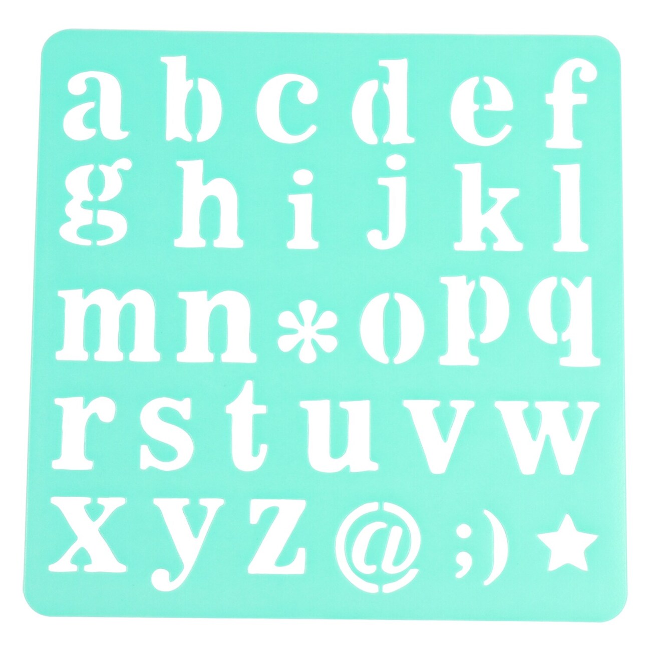 Crafter's Square Trilaze Flexible Alphabet Stencils