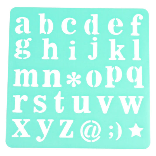 Crafter's Square Trilaze Flexible Alphabet Stencils