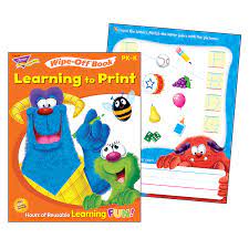 Learning to Print Wipe-Off® Book Grade PK-K