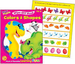 Colors and Shapes Wipe-Off® Book PK-K