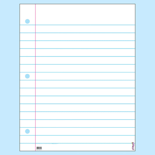 Notebook Paper Wipe-Off® Chart