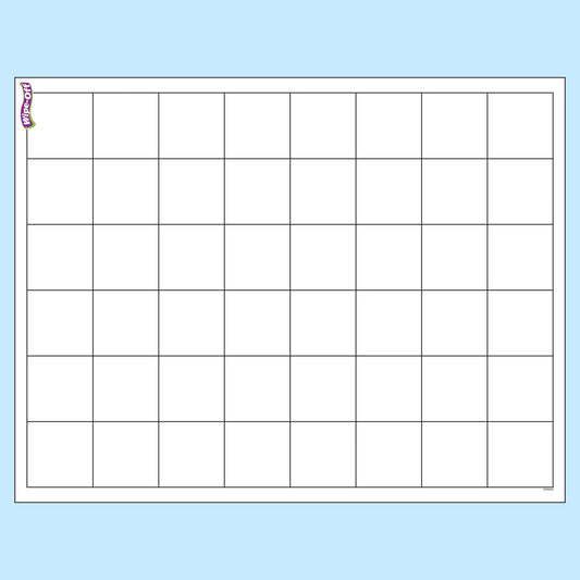 Graphing Grid (Large Squares) Wipe-Off® Chart