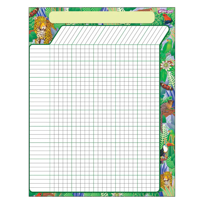 Rain Forest Incentive Wipe-Off® Chart
