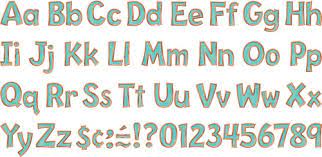 I ? Metal Copper & Patina 4" Playful Ready Letters® Uppercase/Lowercase Combo Pack