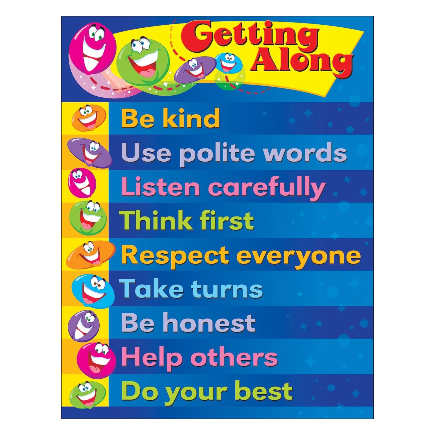 Getting Along Learning Chart