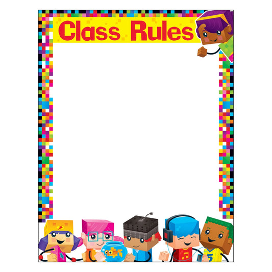 Class Rules BlockStars!® Learning Chart