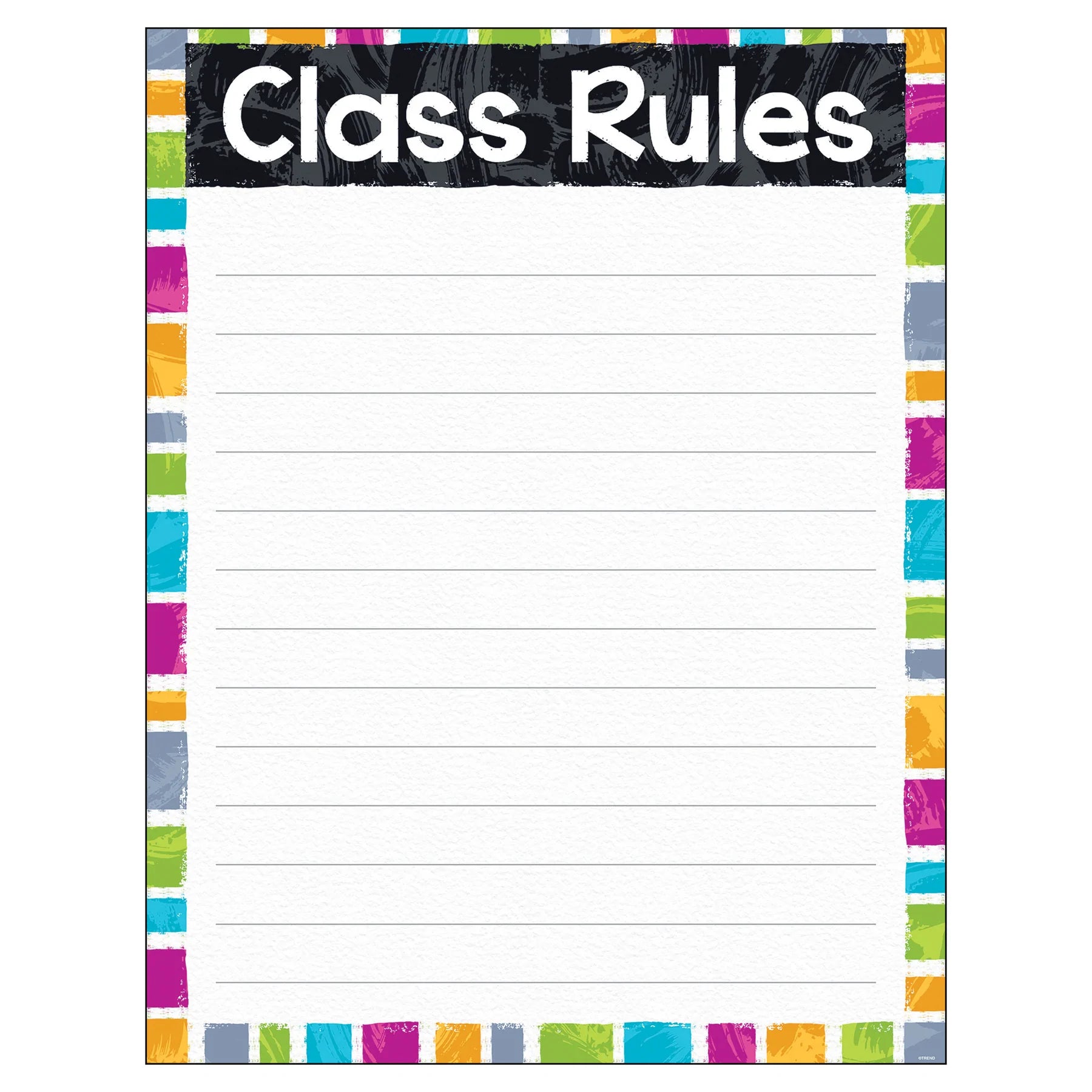 Class Rules Color Harmony™ Learning Chart – The Teacher's Store
