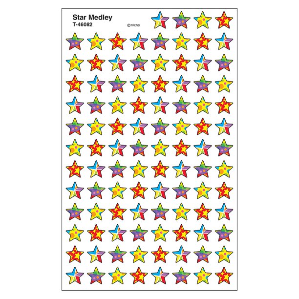 Star Medley superShapes Stickers