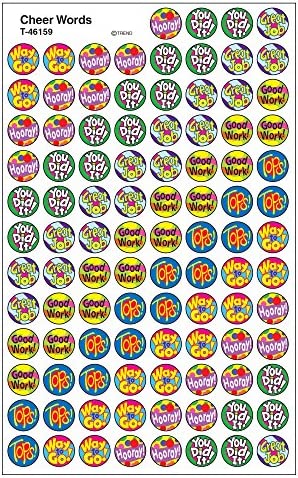 Cheer Words superSpots® Stickers