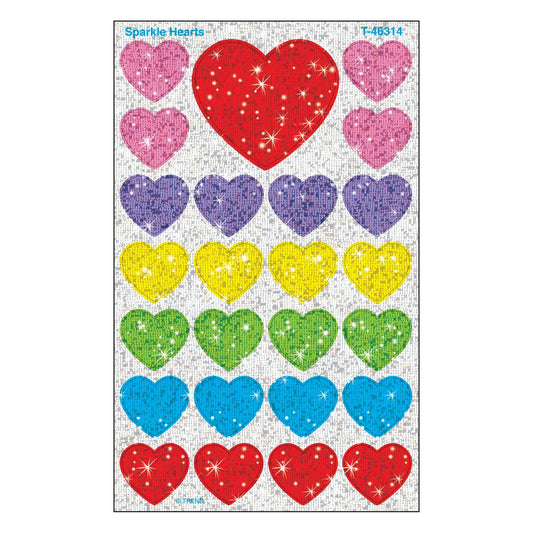 Sparkle Hearts superShapes Stickers – Sparkle