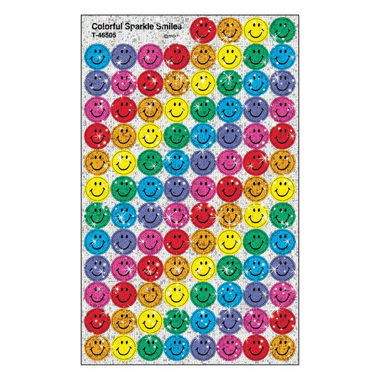 Colorful Smiles superSpots® Stickers – Sparkle