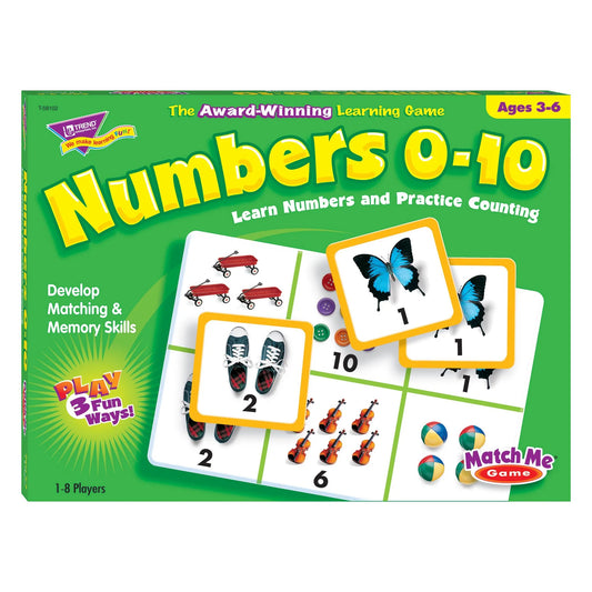 Numbers 0-10 Match Me® Games