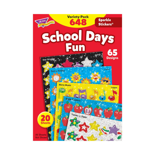 School Days Sparkle Stickers® Variety Pack