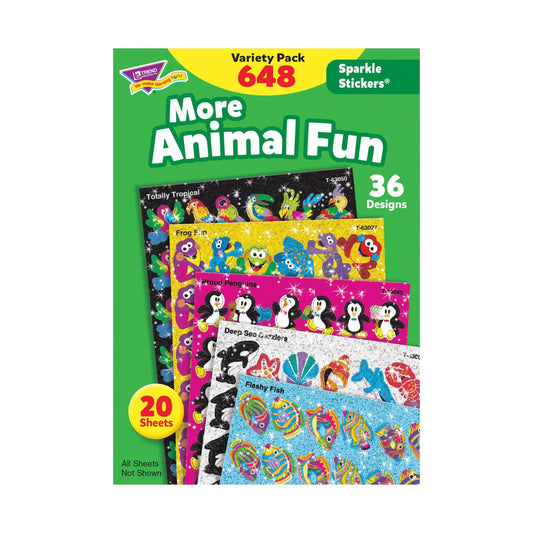 More Animal Fun Sparkle Stickers® Variety Pack