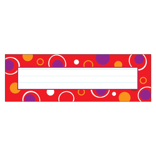 Red Fizz Desk Toppers® Name Plates