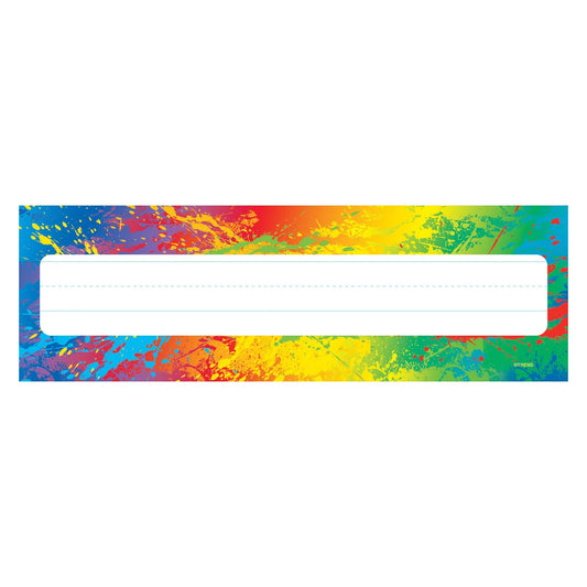 Splashy Colors Desk Toppers® Name Plates