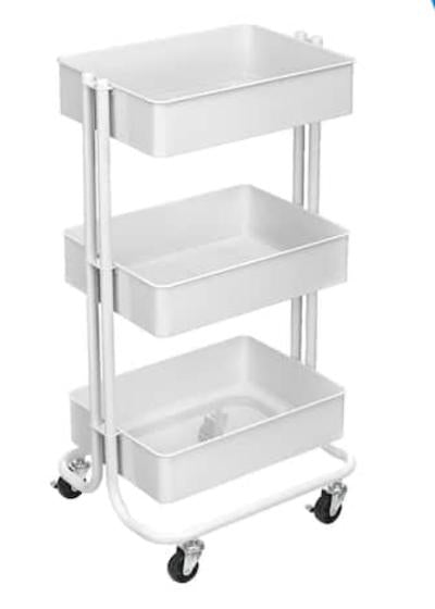 Lexington 3-Tier Rolling Cart by Simply Tidy