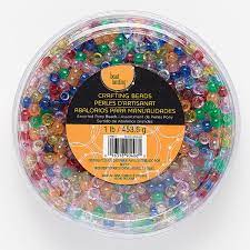 Bead mix, Bead Landing™, plastic, opaque multicolored