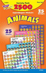 Animals superShapes Stickers Variety Pack