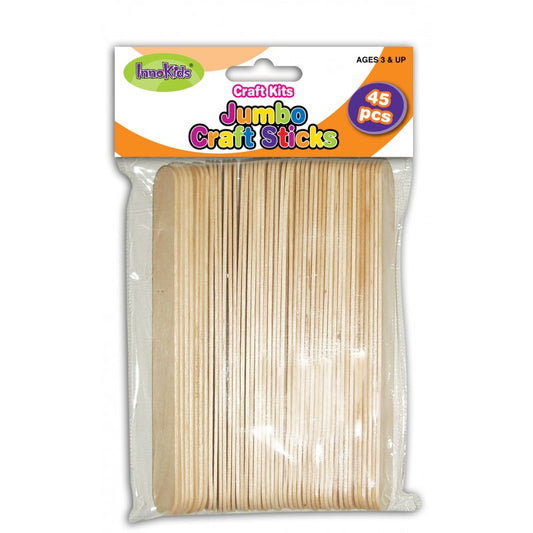 Jumbo Craft Sticks Natural