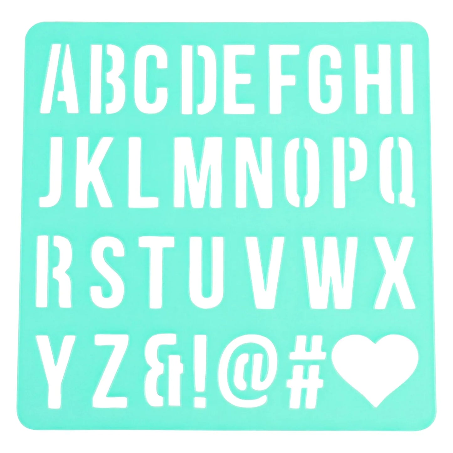 Crafter's Square Trilaze Flexible Alphabet Stencils,
