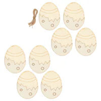 Crafter's Square DIY Wooden Easter Ornaments, 8-ct.