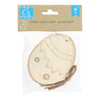 Crafter's Square DIY Wooden Easter Ornaments, 8-ct.